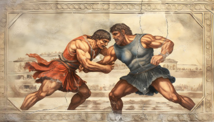 Gladiators in action